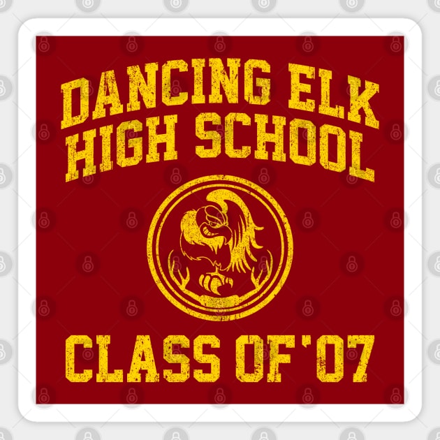 Dancing Elk Class of 07 Magnet by huckblade